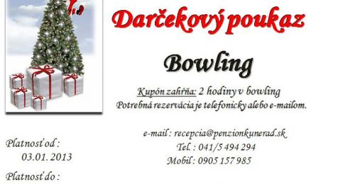 Darčekové poukazy - VIANOCE 2012